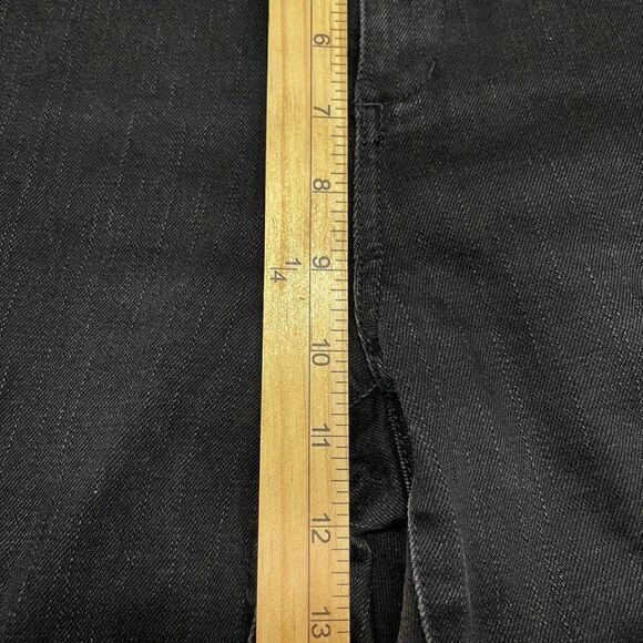 LRL Lauren Ralph Lauren Jeans Womens 8 Black Jeans Straight Zipper Ankles - Picture 14 of 14